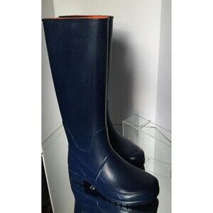 NEW RALPH LAUREN Woman's Bethania Rain Boots, Navy (Size 6 B)